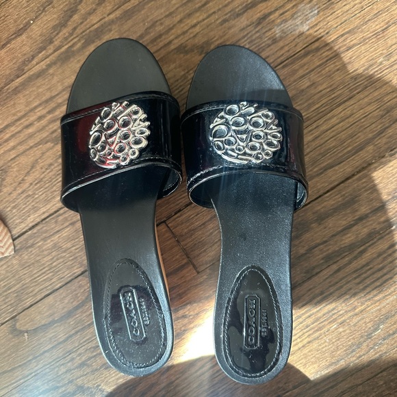 Coach Wedge Sandals 8M - Picture 3 of 5